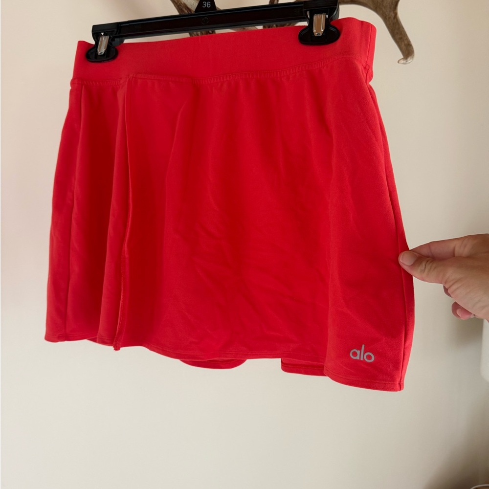 ALO Yoga Bright Red Athletic Skort